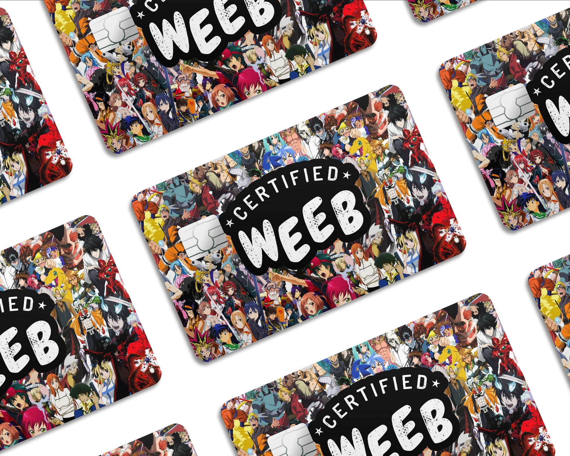 Anime Town Creations Credit Card Certified Weeb Half Skins - Anime Quotes Skin