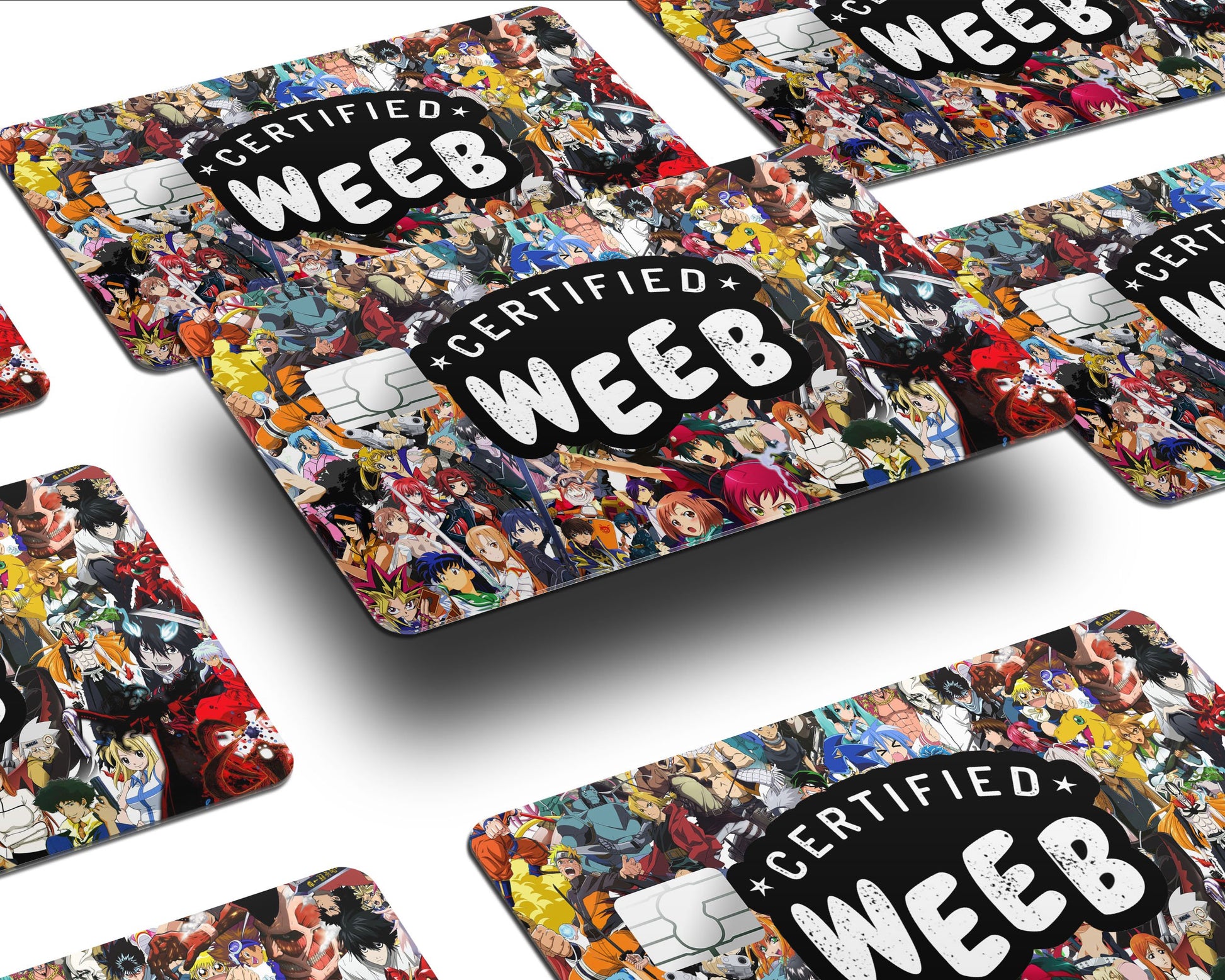 Anime Town Creations Credit Card Certified Weeb Half Skins - Anime Quotes Skin