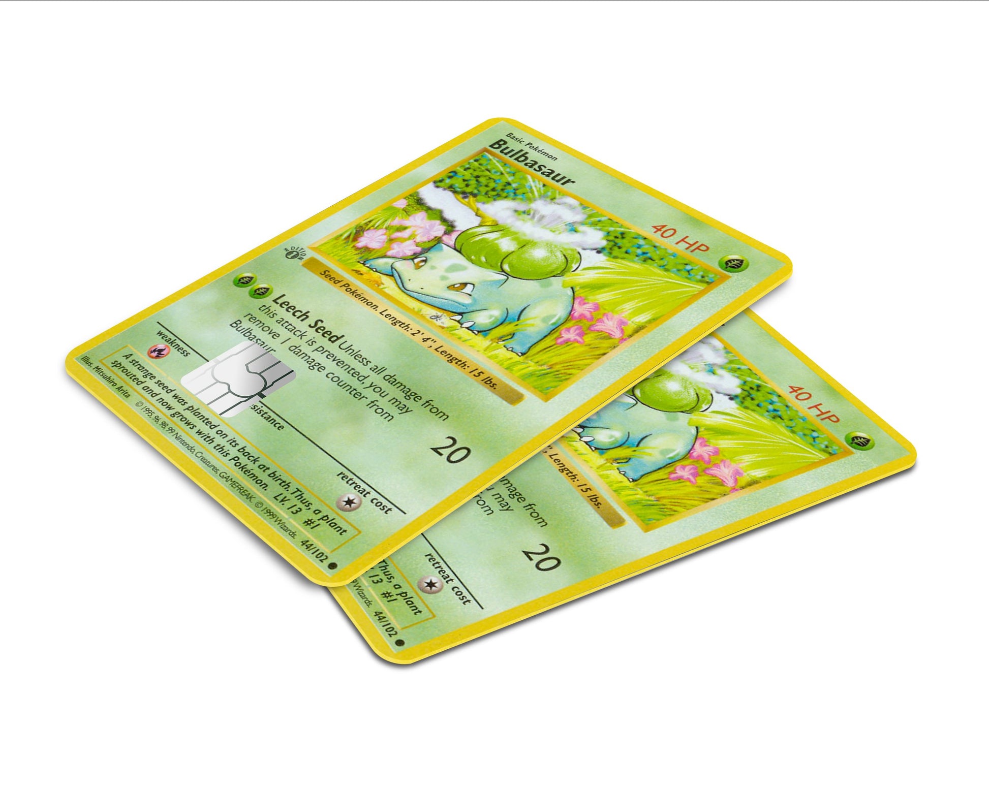 Bulbasaur I Choose You 1 Gold Metal Pokemon Card 