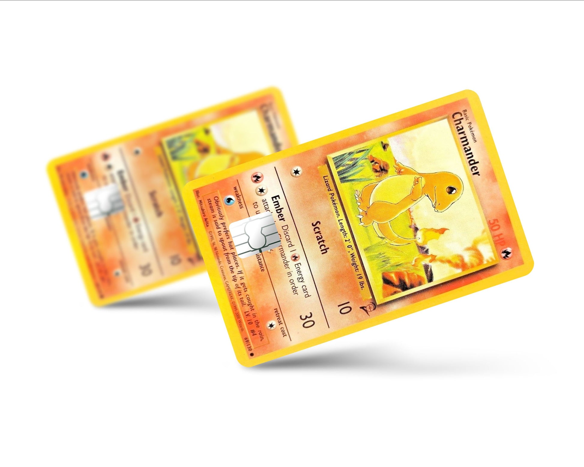 basic charmander pokemon card price Charmander Pokemon Card Credit Card Skin – Anime Town Creations
