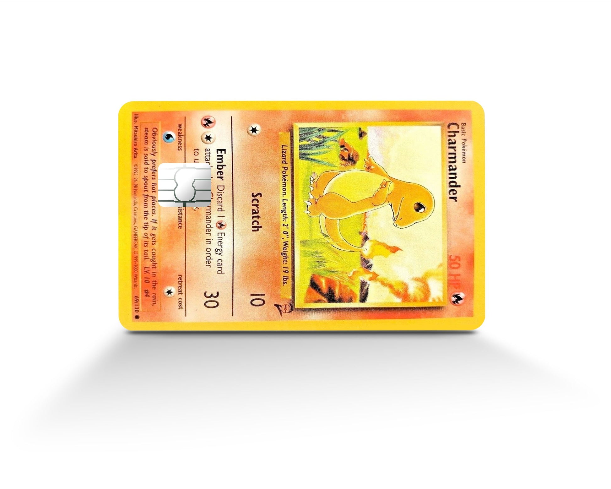 Charmander Pokemon Card Credit Card Skin Anime Town Creations Charmander Pokemon Card Credit Card Skin Anime Town Creations