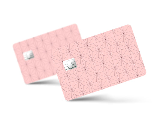 Anime Town Creations Credit Card Nezuko Pattern Haori Pink Full Skins - Anime Demon Slayer Skin