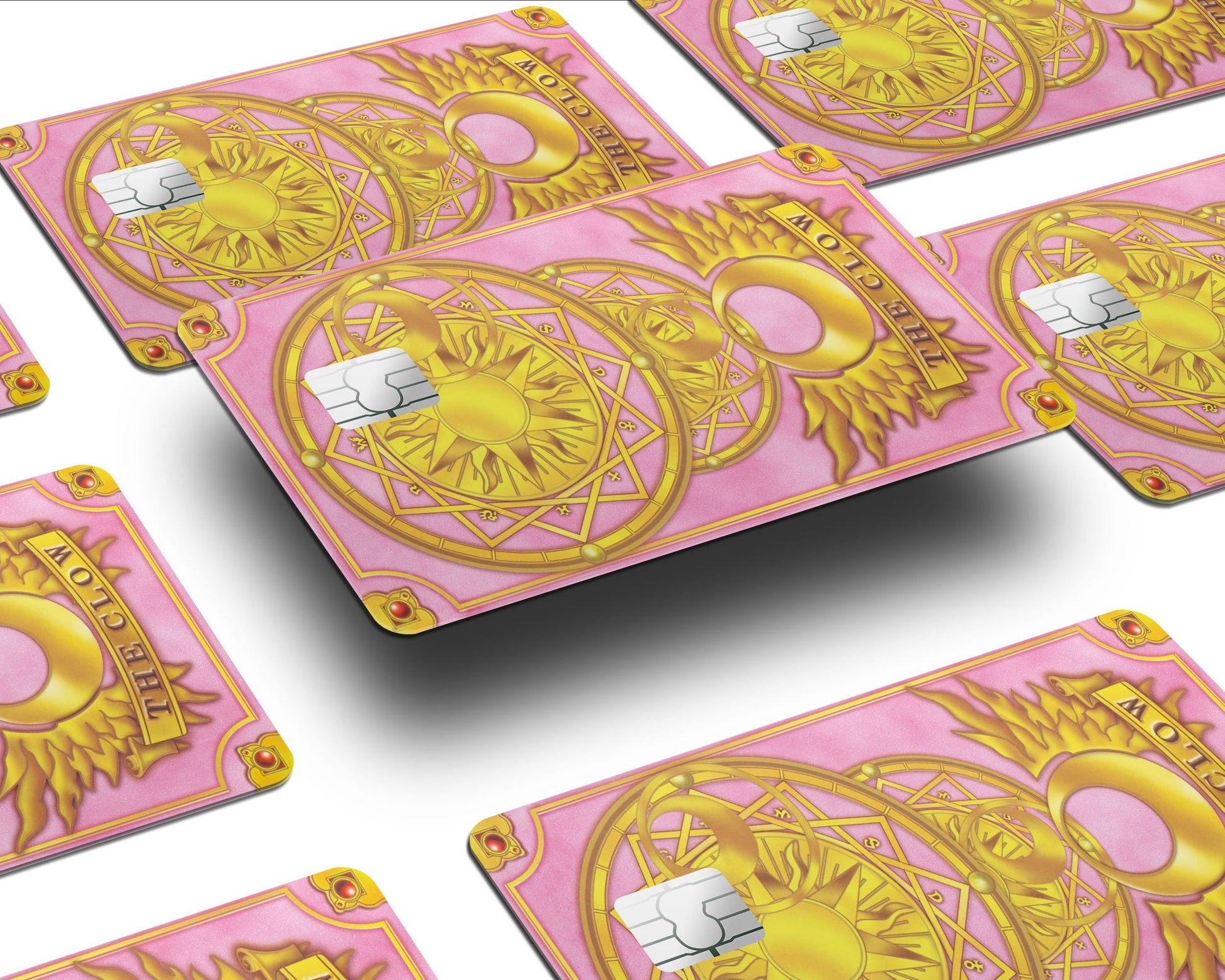 Anime Town Creations Credit Card Clow Card Half Skins - Anime Cardcaptor Sakura Skin