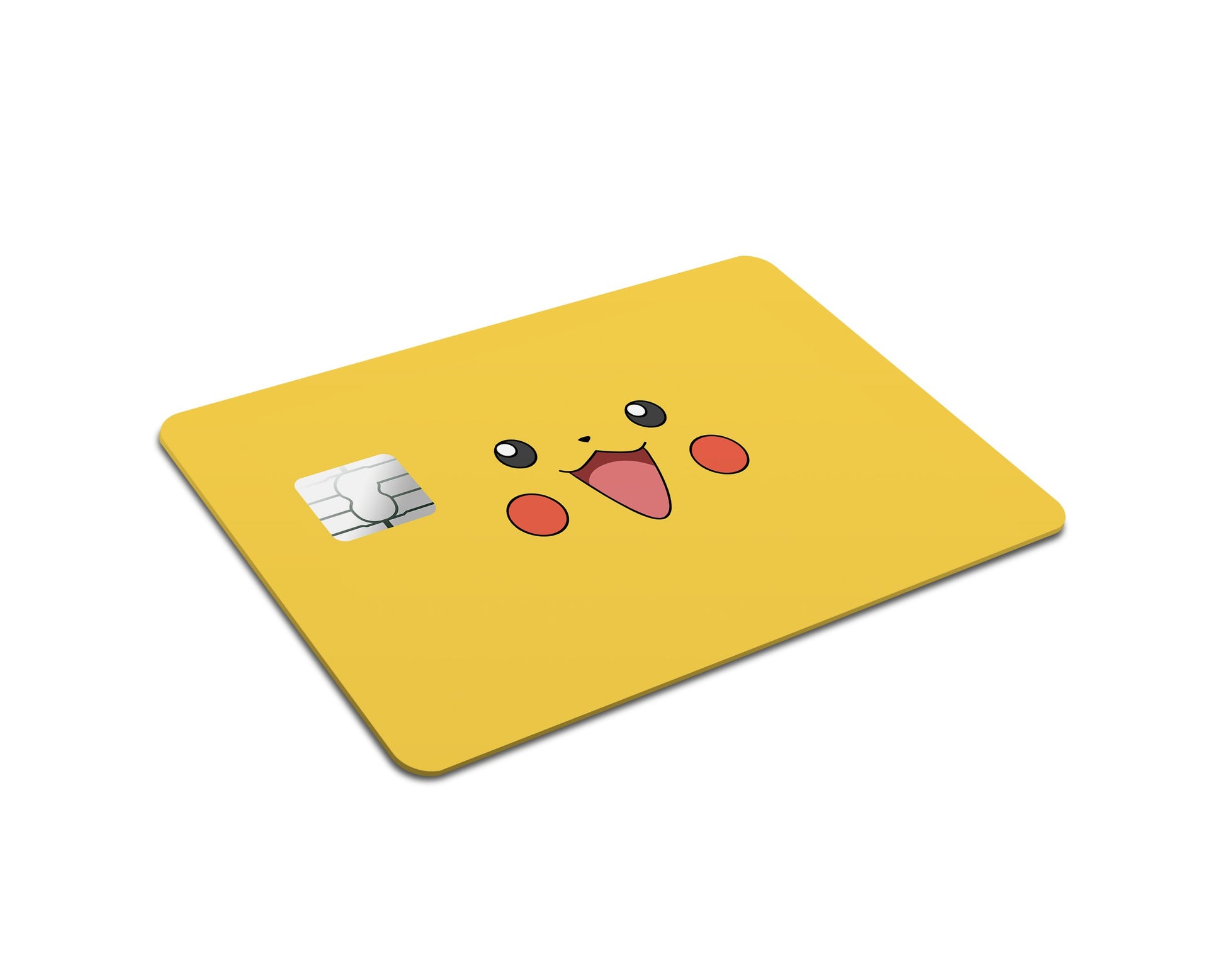 pokemon cards with pikachu face Pikachu Face Credit Card Skin – Anime Town Creations
