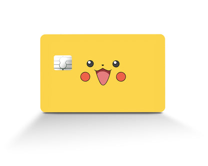 Anime Town Creations Credit Card Pikachu Face Full Skins - Anime Pokemon Skin