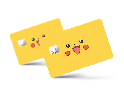 Pikachu Face Credit Card Skin – Anime Town Creations