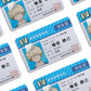 Anime Town Creations Credit Card My Hero Academia Katsuki Bakugo License Half Skins - Anime My Hero Academia Skin