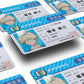 Anime Town Creations Credit Card My Hero Academia Katsuki Bakugo License Half Skins - Anime My Hero Academia Skin