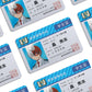 Anime Town Creations Credit Card My Hero Academia Shoto Todoroki License Half Skins - Anime My Hero Academia Skin