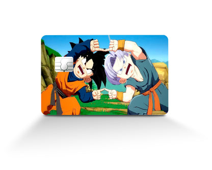Anime Town Creations Credit Card Goten & Kid Trunk Fusion Full Skins - Anime Dragon Ball Skin