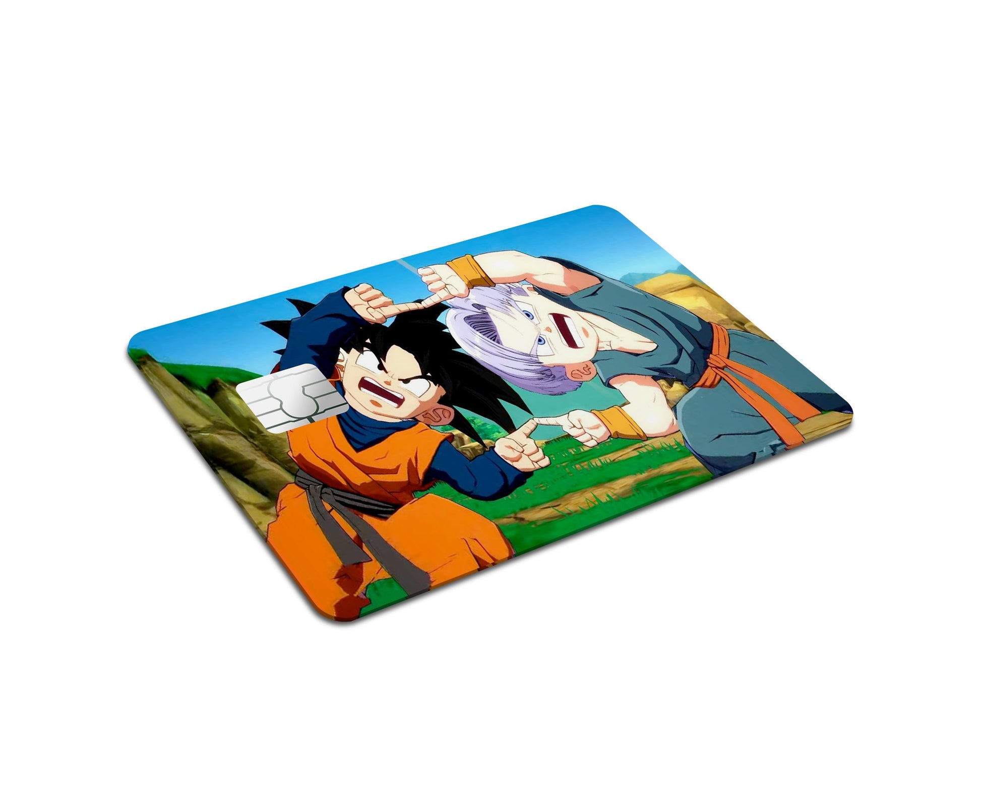 Anime Town Creations Credit Card Goten & Kid Trunk Fusion Full Skins - Anime Dragon Ball Skin