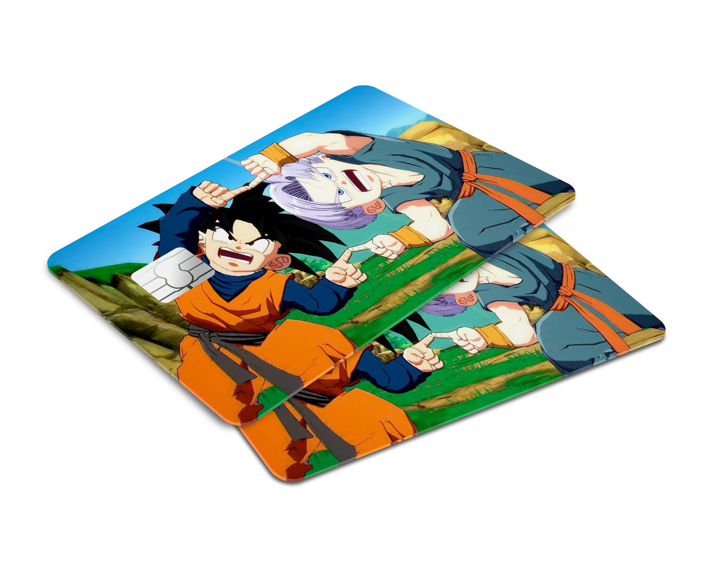 Anime Town Creations Credit Card Goten & Kid Trunk Fusion Window Skins - Anime Dragon Ball Skin