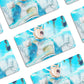 Anime Town Creations Credit Card Dragon Ball Vegeta Blue Half Skins - Anime Dragon Ball Skin