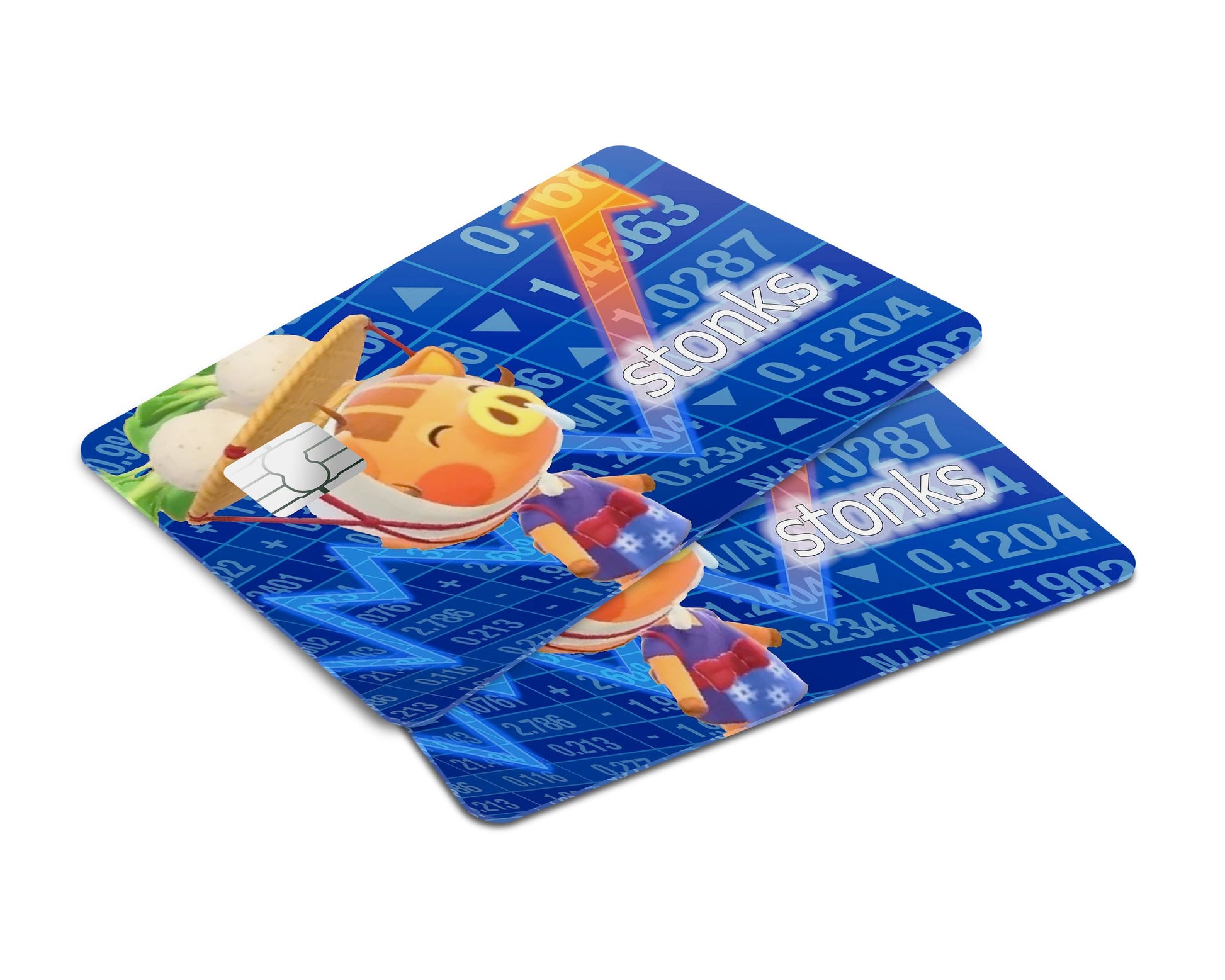 Anime Town Creations Credit Card Animal Crossing Stonks Window Skins - Anime Animal Crossing Skin
