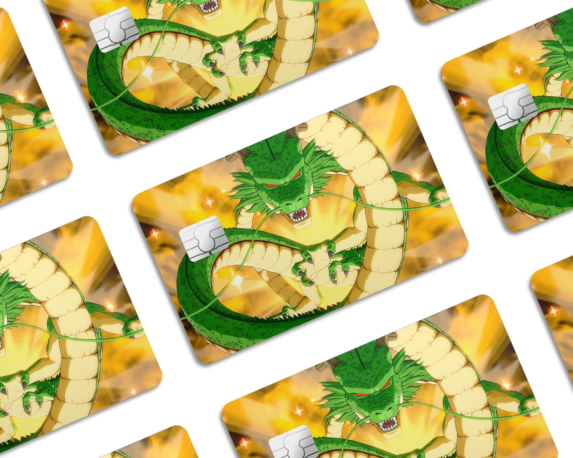 Anime Town Creations Credit Card Dragon Ball Shenron Half Skins - Anime Dragon Ball Skin