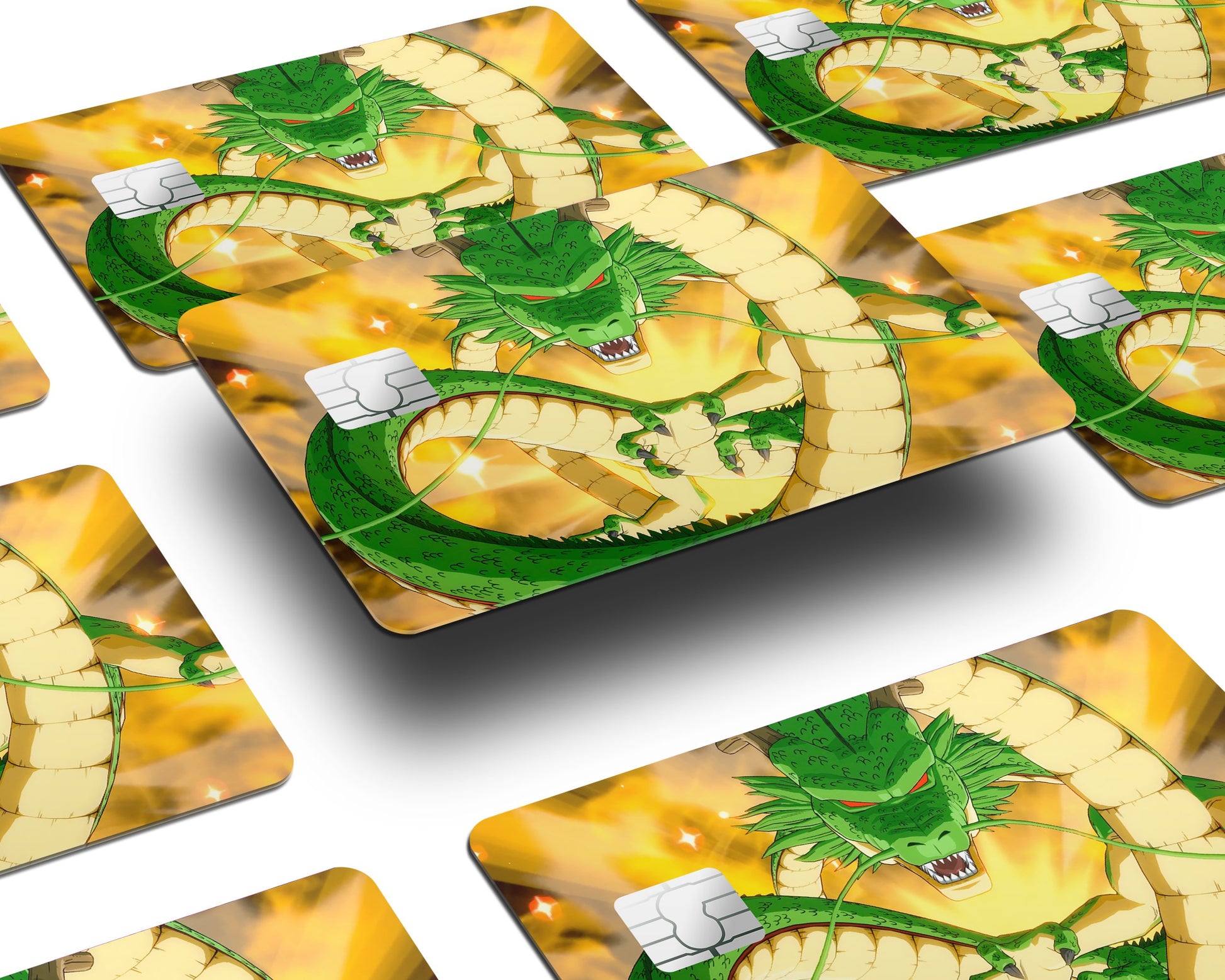Anime Town Creations Credit Card Dragon Ball Shenron Half Skins - Anime Dragon Ball Skin