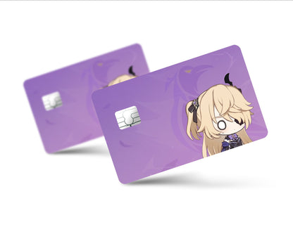 Anime Town Creations Credit Card Genshin Impact Chibi Fischl Full Skins - Anime Genshin Impact  Skin