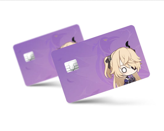 Anime Town Creations Credit Card Genshin Impact Chibi Fischl Full Skins - Anime Genshin Impact  Skin
