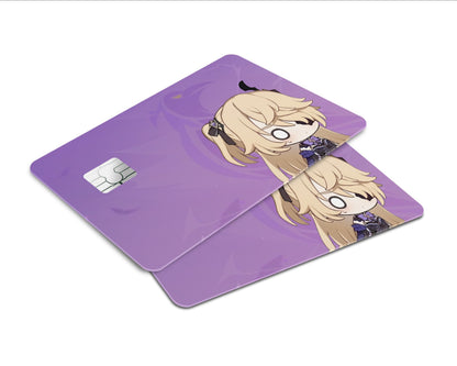 Anime Town Creations Credit Card Genshin Impact Chibi Fischl Window Skins - Anime Genshin Impact  Skin