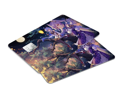 Anime Town Creations Credit Card Genshin Impact Keqing & Ganyu Window Skins - Anime Genshin Impact  Skin