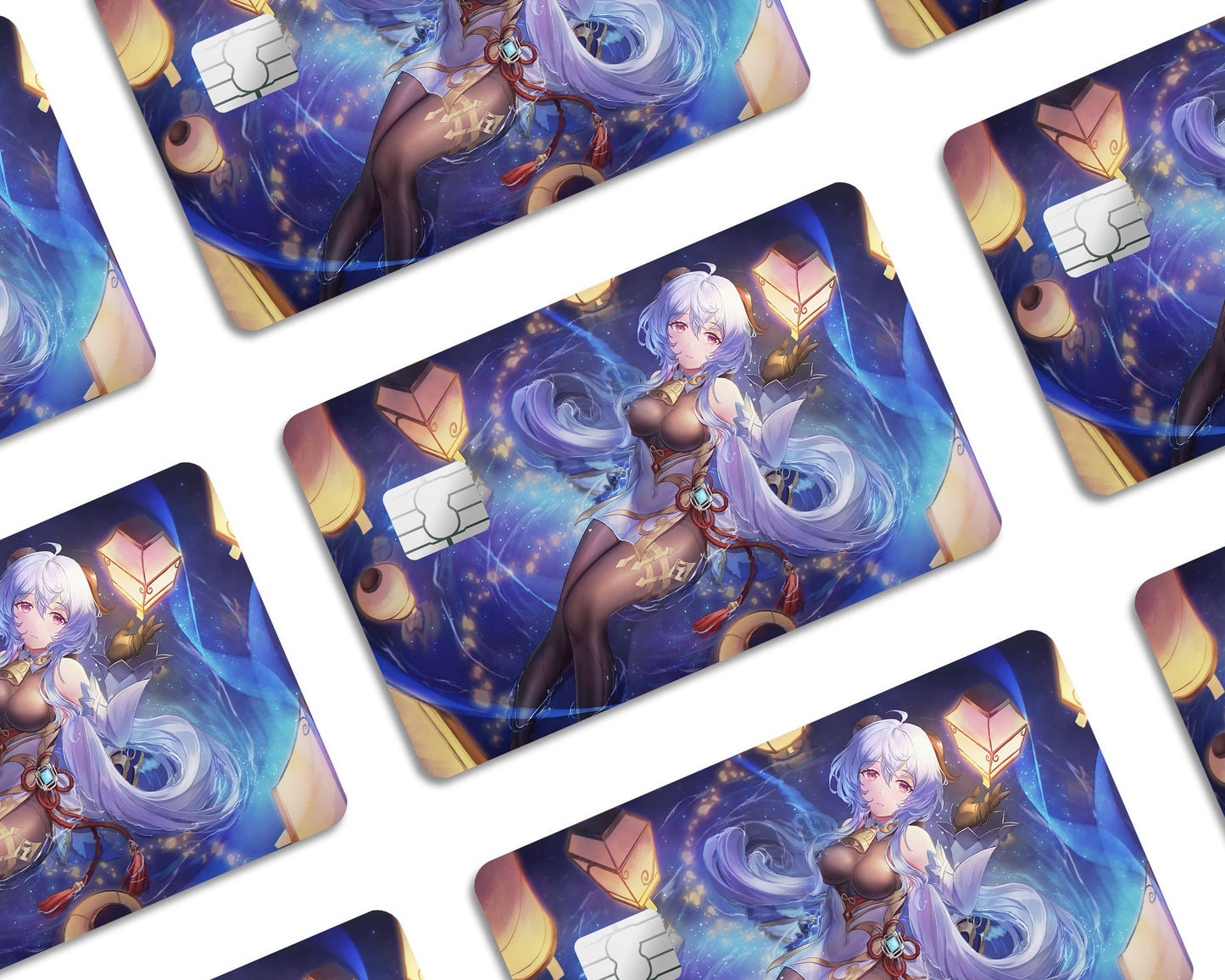 Anime Town Creations Credit Card Genshin Impact Ganyu Half Skins - Anime Genshin Impact  Skin