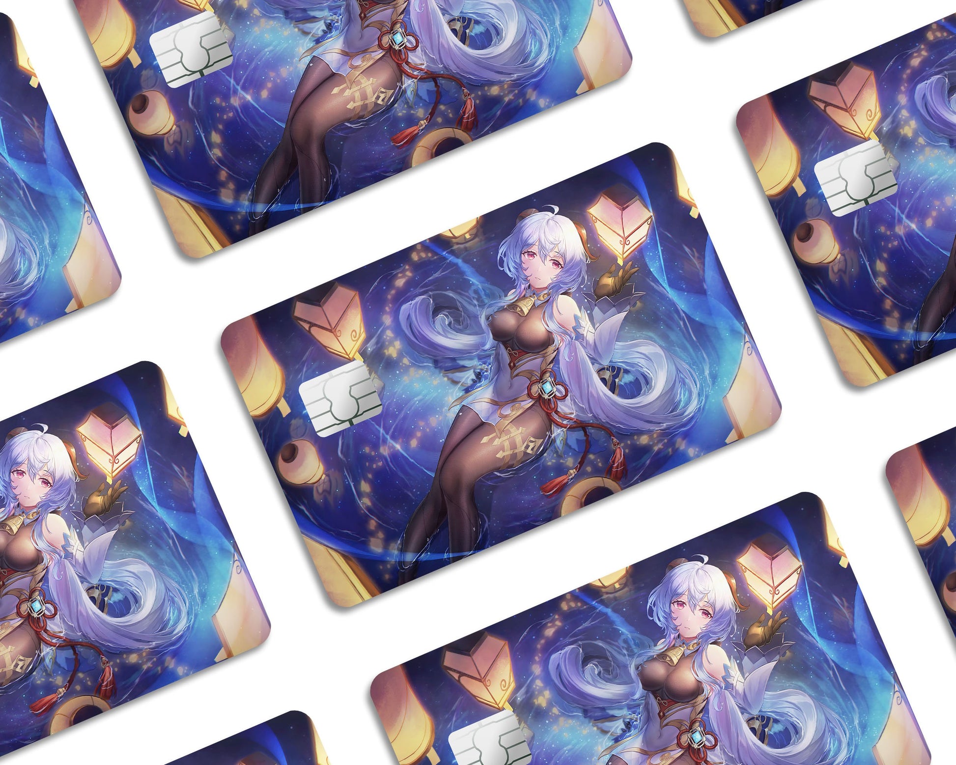 Anime Town Creations Credit Card Genshin Impact Ganyu Half Skins - Anime Genshin Impact  Skin