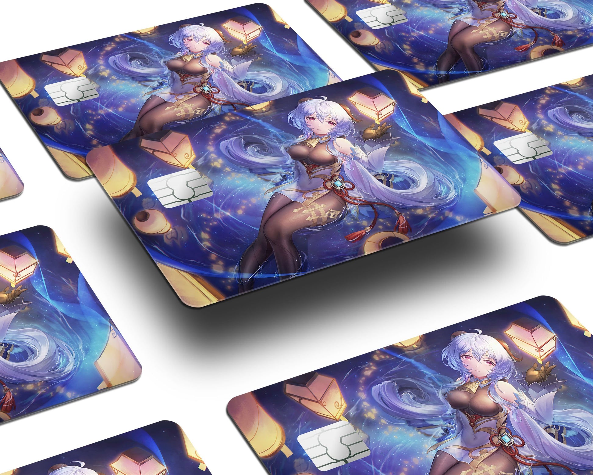 Anime Town Creations Credit Card Genshin Impact Ganyu Half Skins - Anime Genshin Impact  Skin