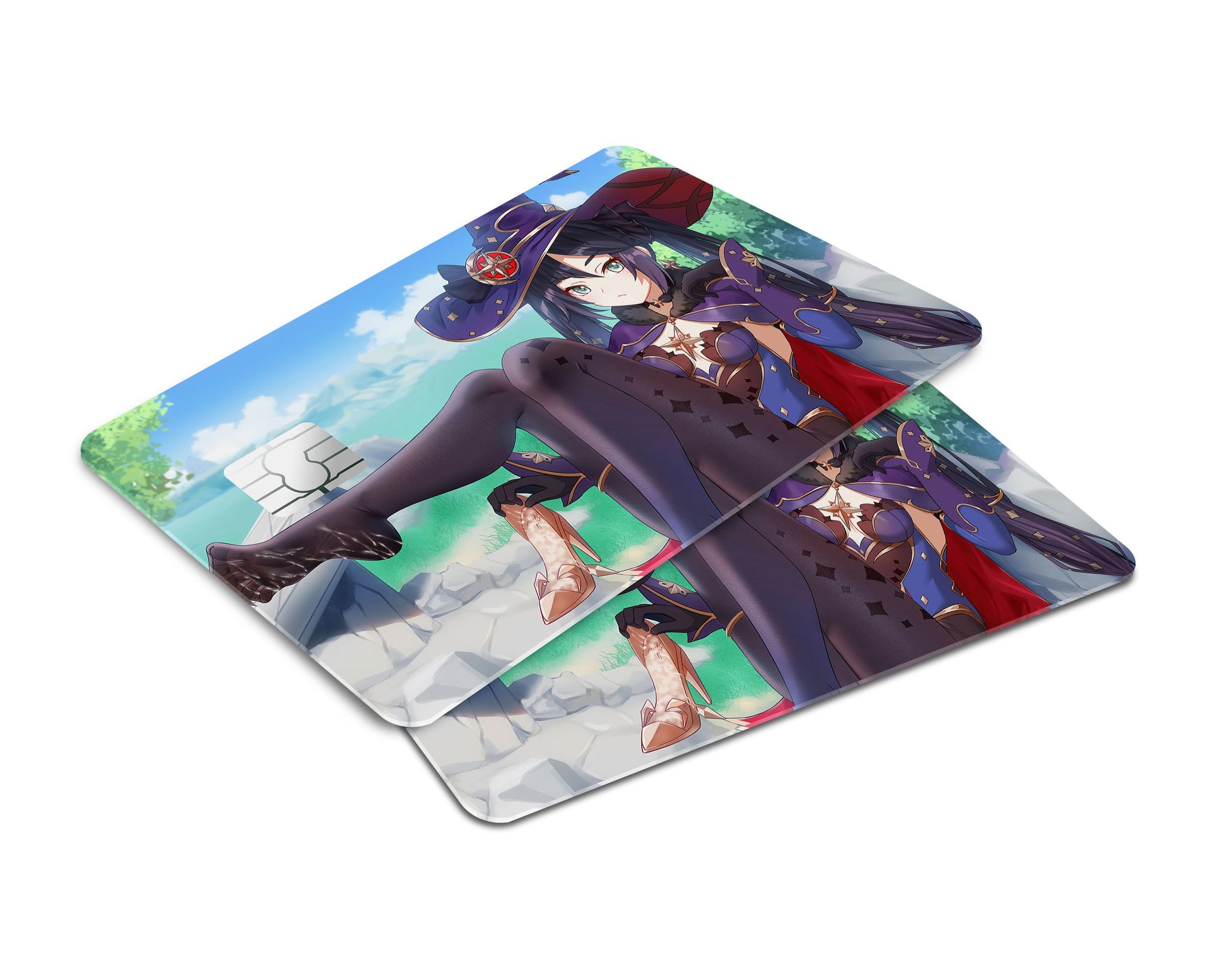 Anime Town Creations Credit Card Genshin Impact Mona Window Skins - Anime Genshin Impact  Skin