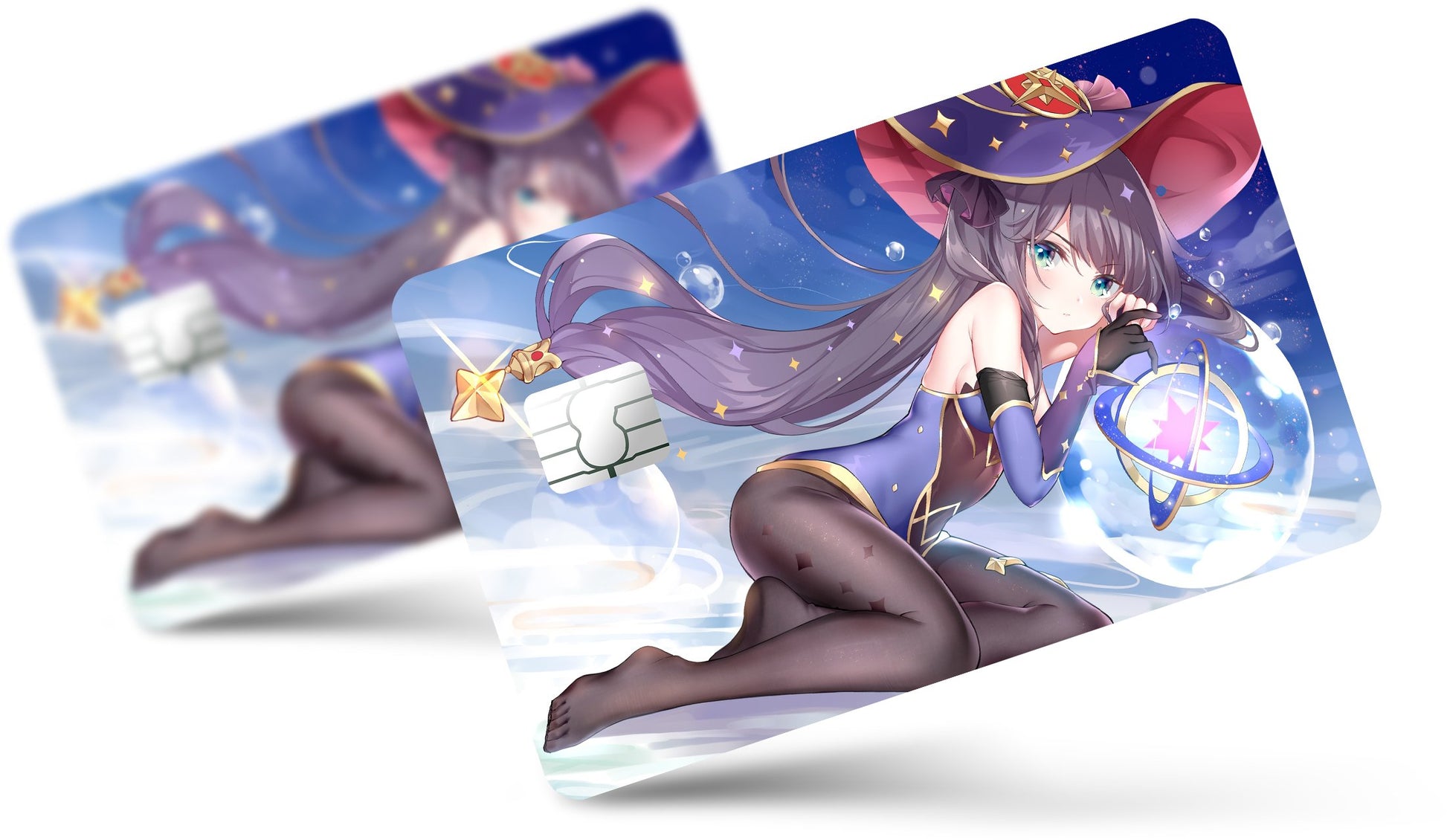 Anime Town Creations Credit Card Genshin Impact Cute Mona Full Skins - Anime Genshin Impact  Skin