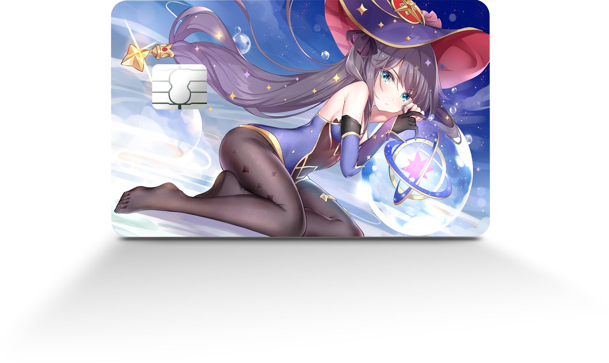 Anime Town Creations Credit Card Genshin Impact Cute Mona Full Skins - Anime Genshin Impact  Skin