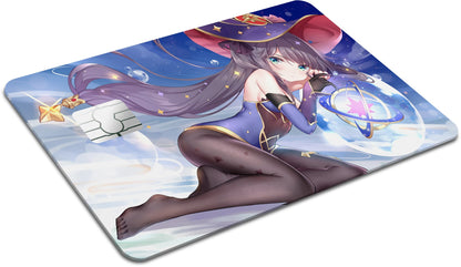 Anime Town Creations Credit Card Genshin Impact Cute Mona Full Skins - Anime Genshin Impact  Skin