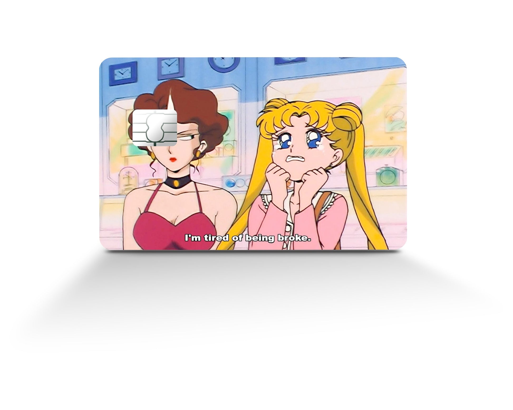 Sailor Moon Im Broke Credit Card Skin Sailor Moon Im Broke Credit Card Skin