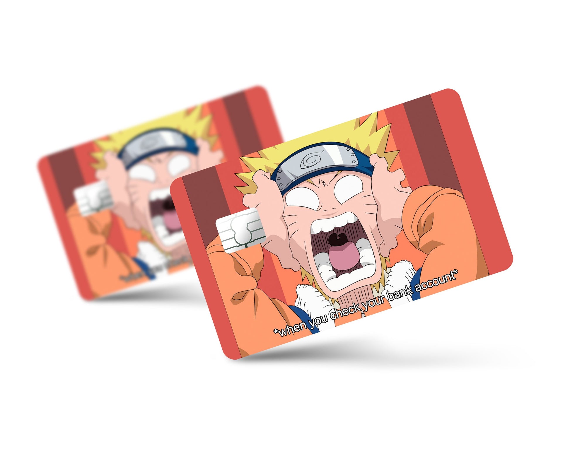 Anime Town Creations Credit Card Naruto Shocked Full Skins - Anime Naruto Skin