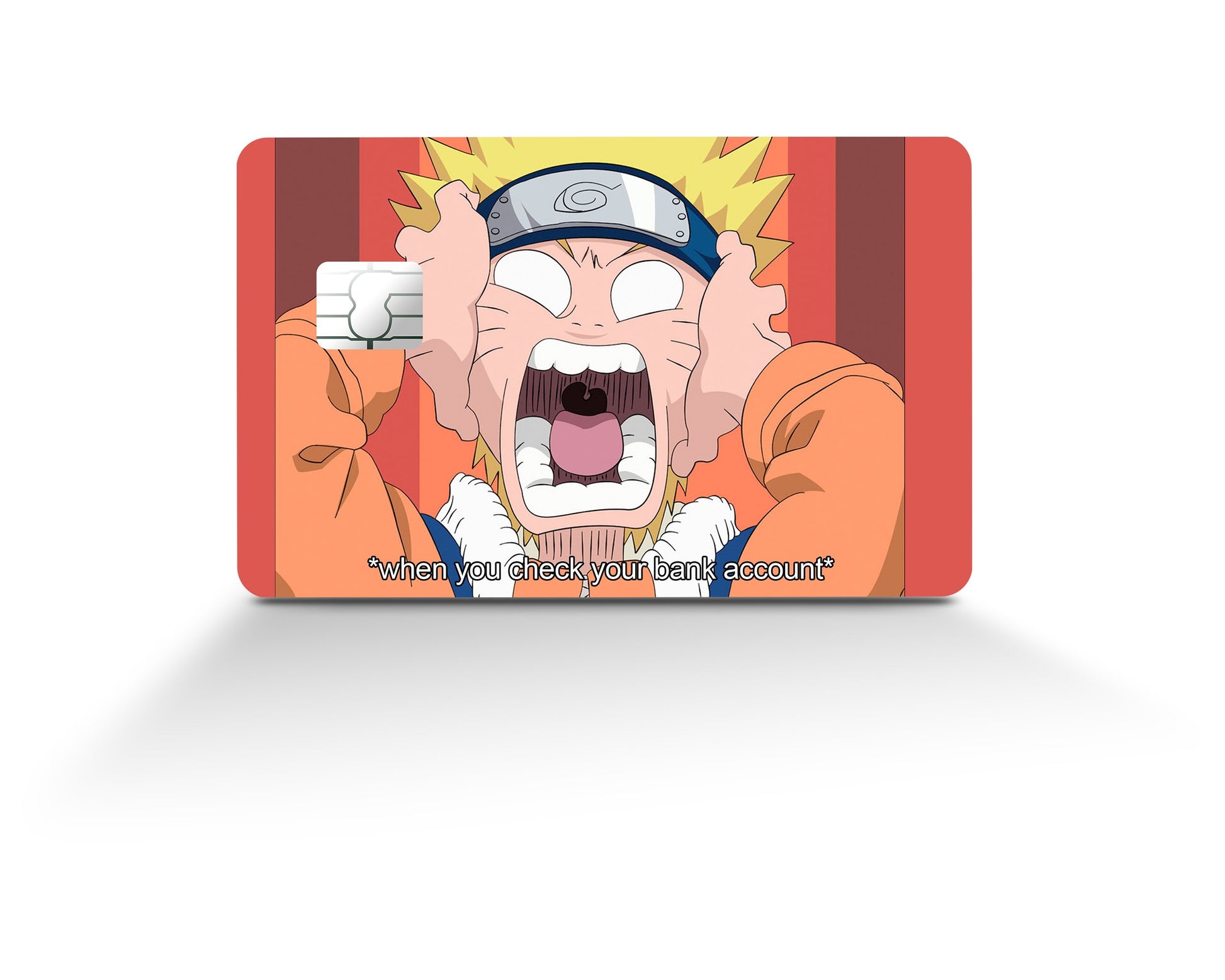 Anime Town Creations Credit Card Naruto Shocked Full Skins - Anime Naruto Skin