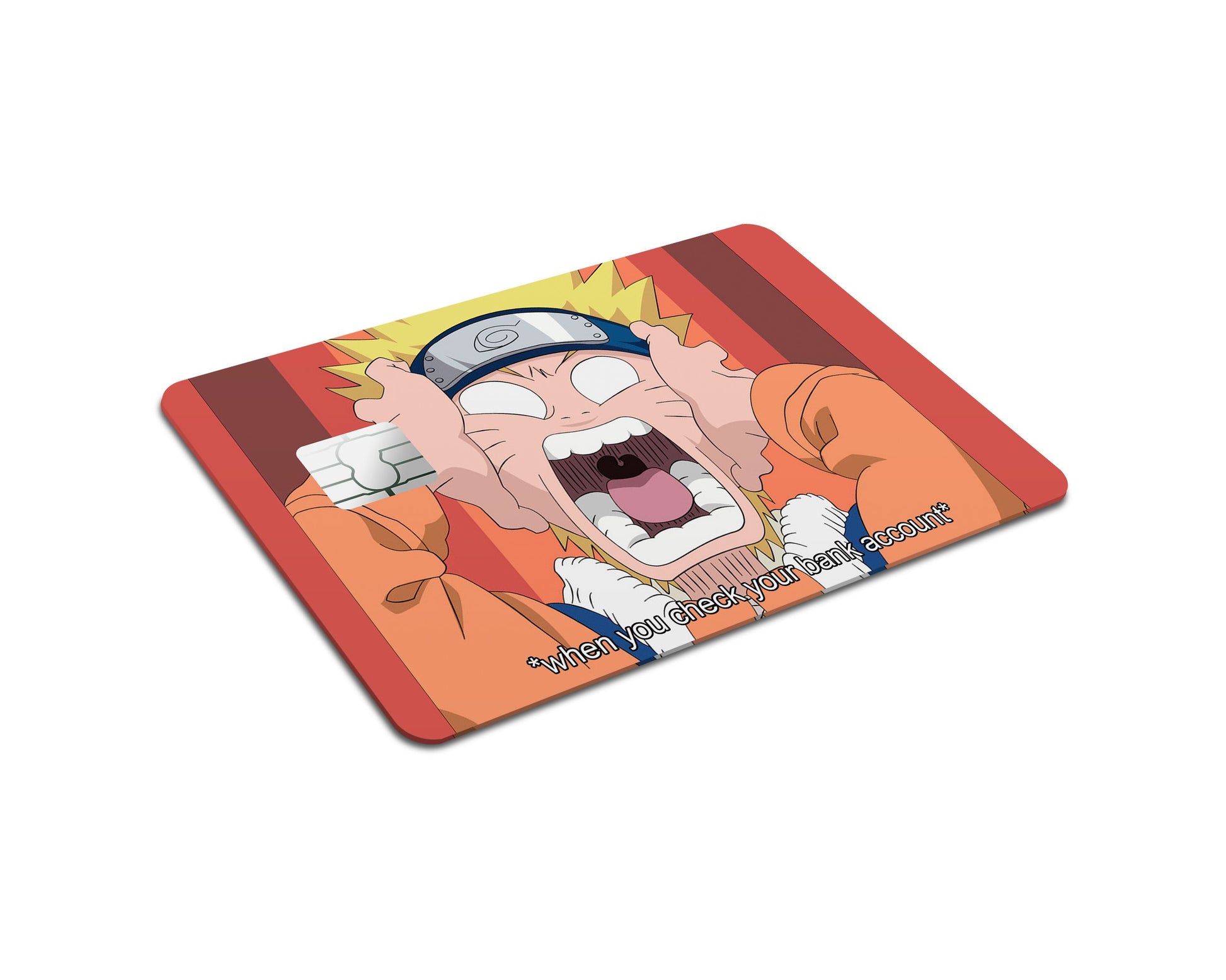 Anime Town Creations Credit Card Naruto Shocked Full Skins - Anime Naruto Skin