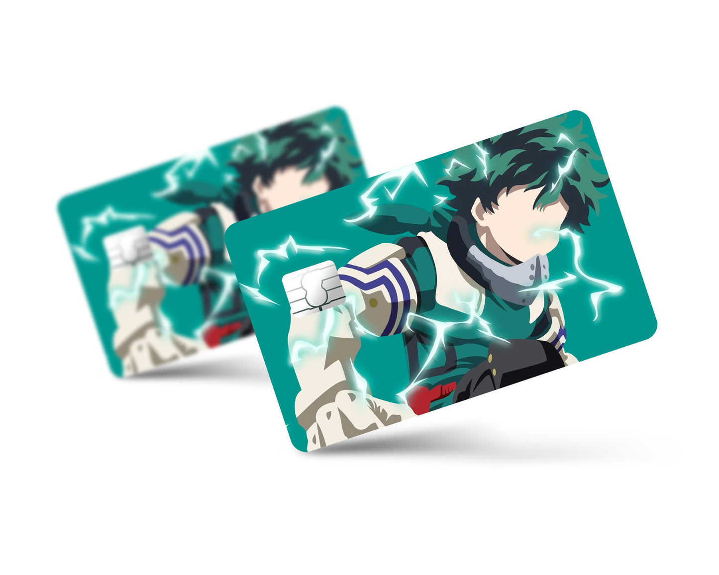 Anime Town Creations Credit Card My Hero Academia Izuka Midoriya Minimalist Full Skins - Anime My Hero Academia Skin