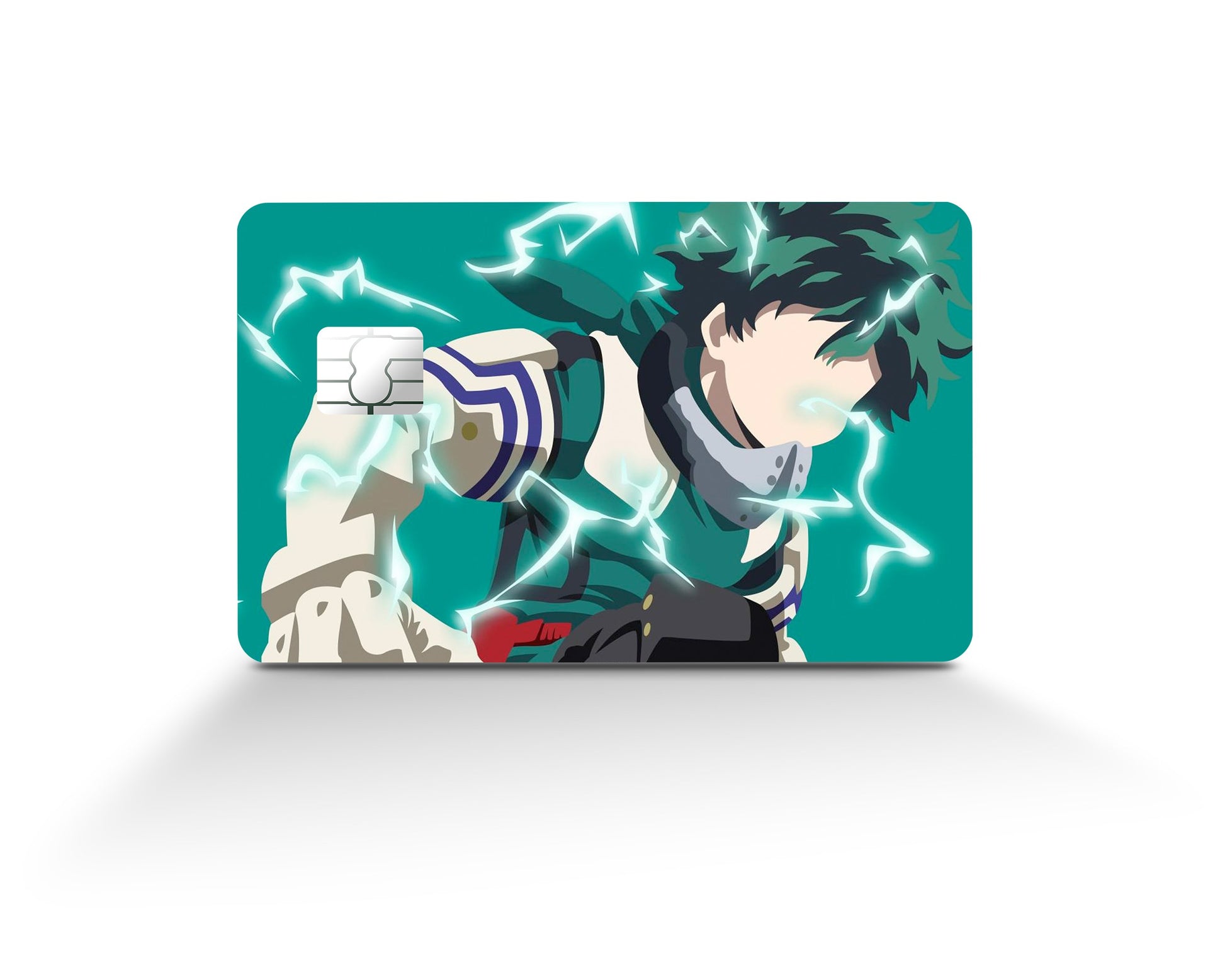 Anime Town Creations Credit Card My Hero Academia Izuka Midoriya Minimalist Full Skins - Anime My Hero Academia Skin