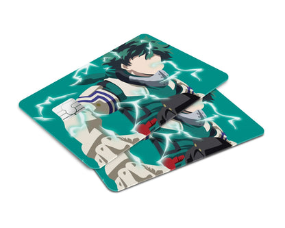Anime Town Creations Credit Card My Hero Academia Izuka Midoriya Minimalist Window Skins - Anime My Hero Academia Skin