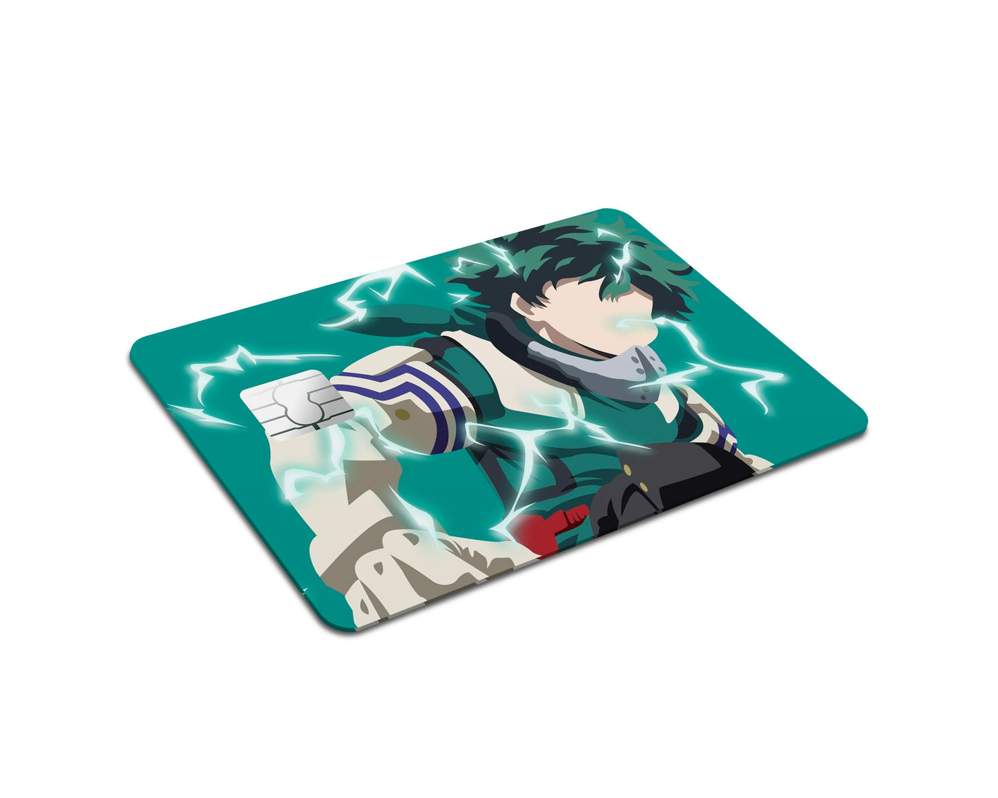 Anime Town Creations Credit Card My Hero Academia Izuka Midoriya Minimalist Half Skins - Anime My Hero Academia Skin