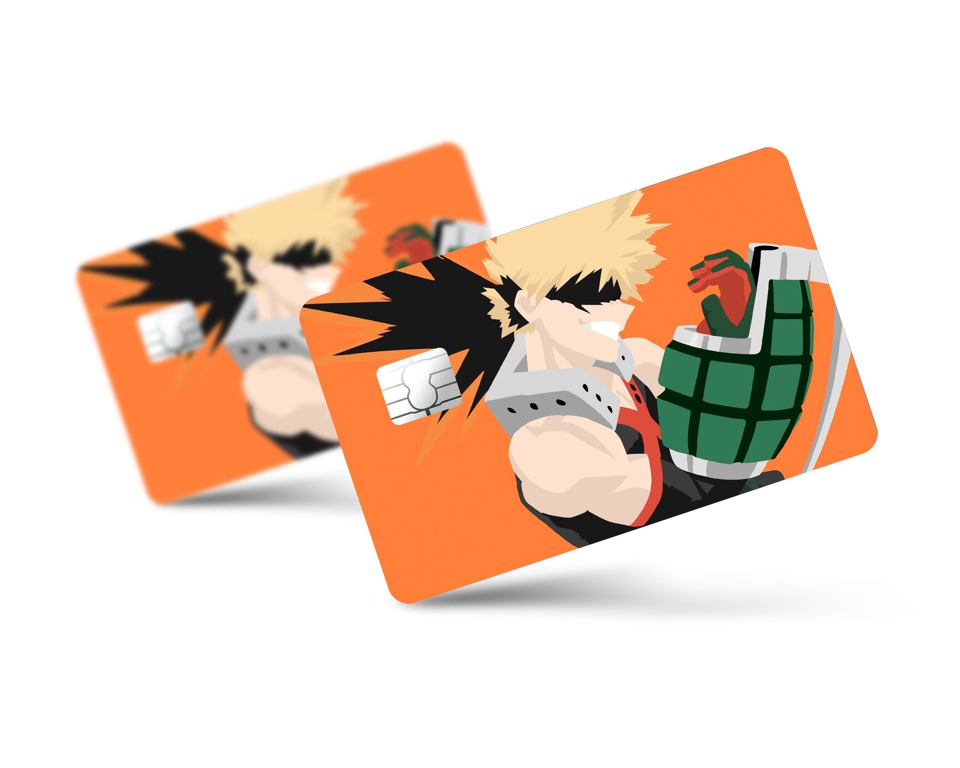 Anime Town Creations Credit Card My Hero Academia Katsuki Bakugo Minimalist Full Skins - Anime My Hero Academia Skin