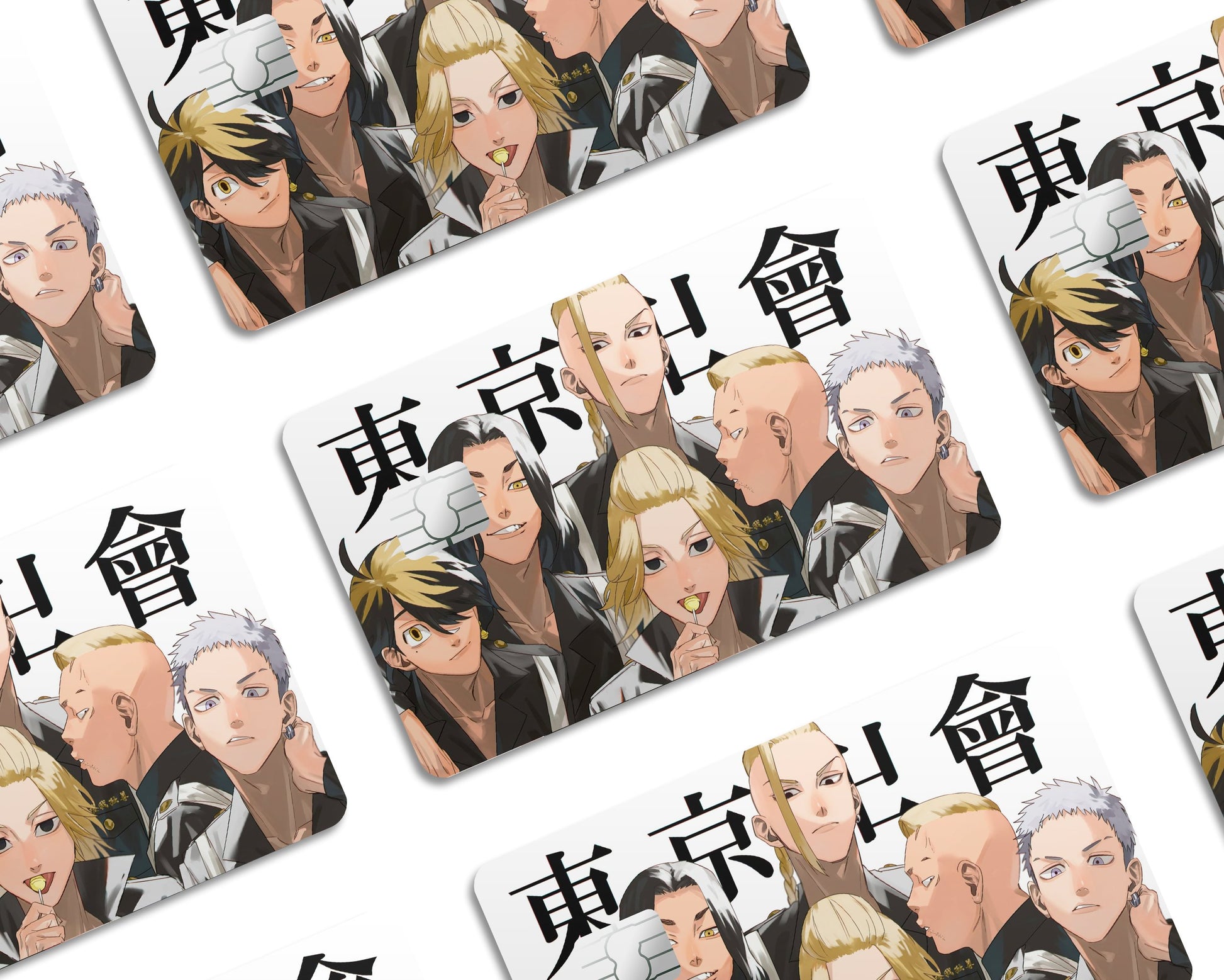 Anime Town Creations Credit Card Tokyo Revengers Gang Half Skins - Anime Tokyo Revengers Skin