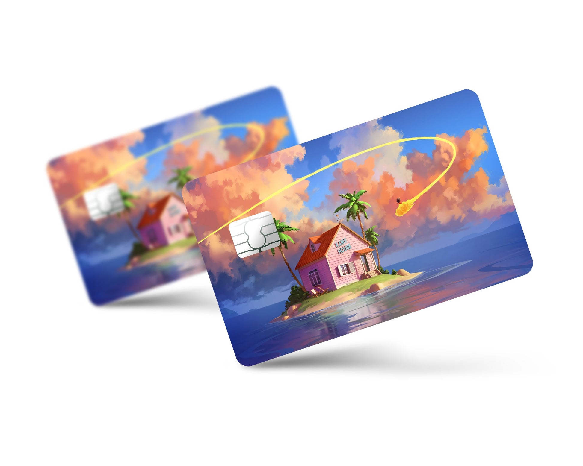 Anime Town Creations Credit Card Dragon Ball Kame Island Full Skins - Anime Dragon Ball Skin