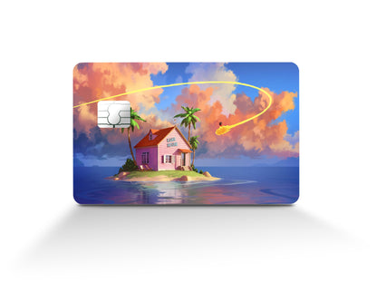 Anime Town Creations Credit Card Dragon Ball Kame Island Full Skins - Anime Dragon Ball Skin