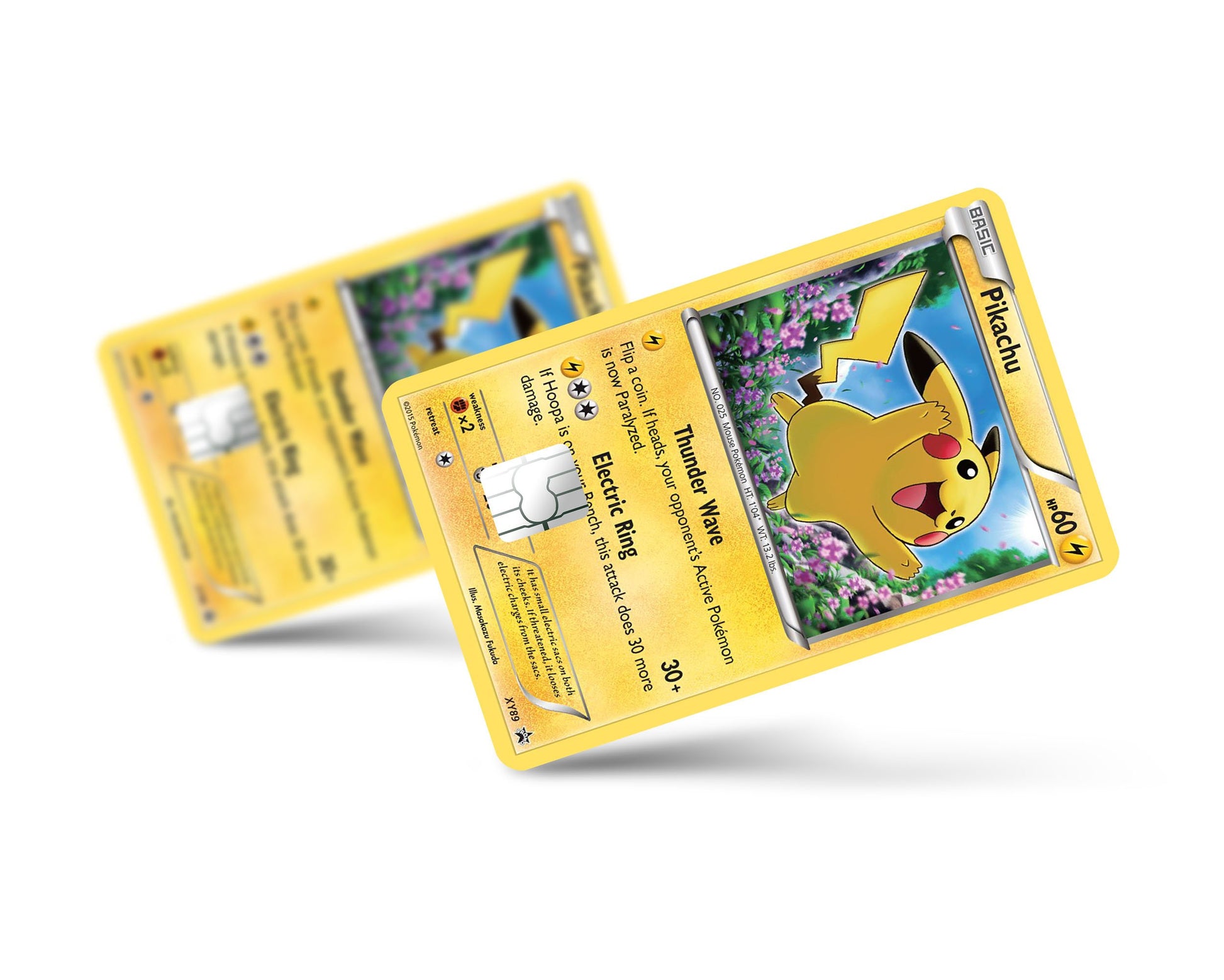 Anime Town Creations Credit Card Cute Pikachu Pokemon Card Full Skins - Anime Pokemon Skin