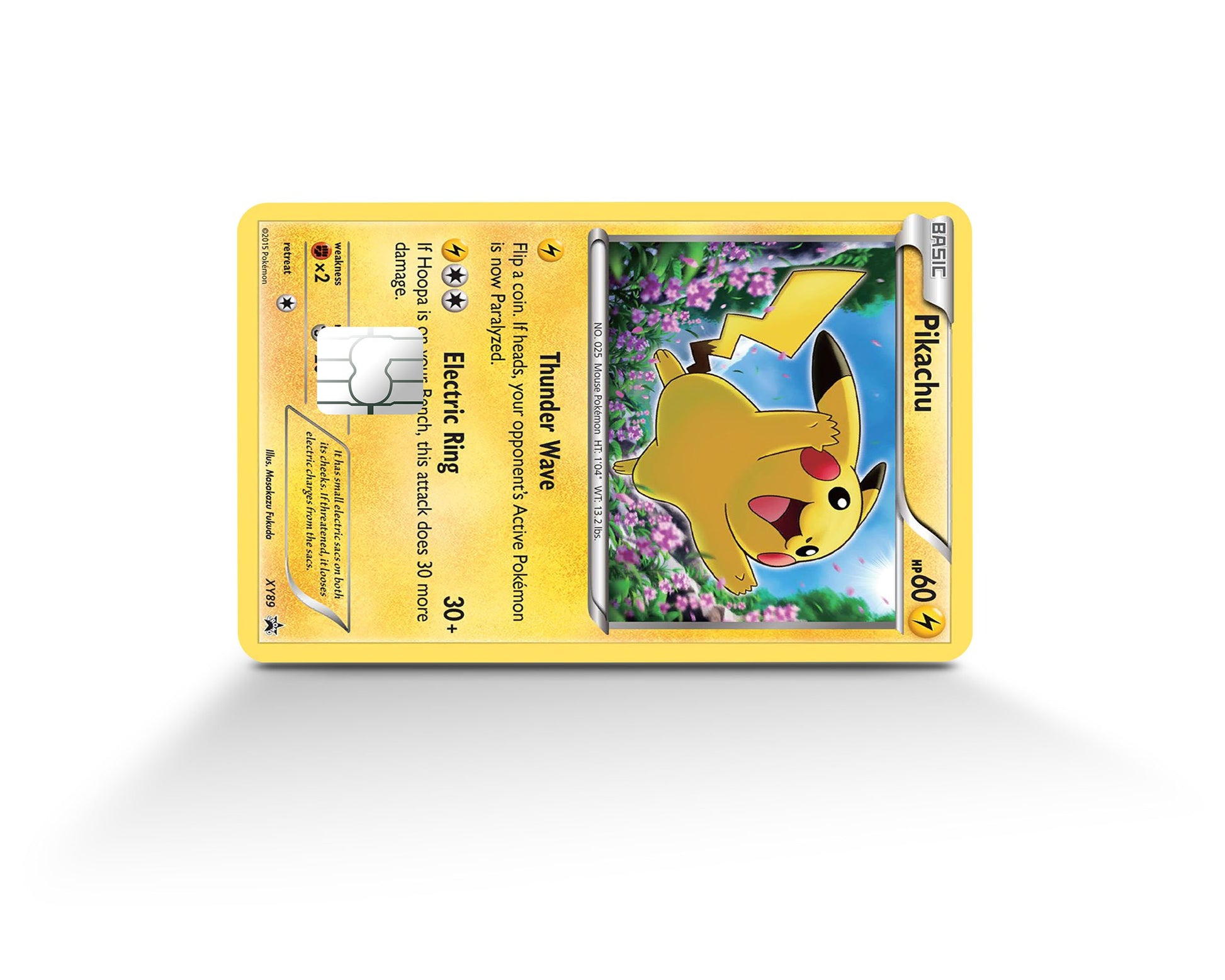 Anime Town Creations Credit Card Cute Pikachu Pokemon Card Full Skins - Anime Pokemon Skin