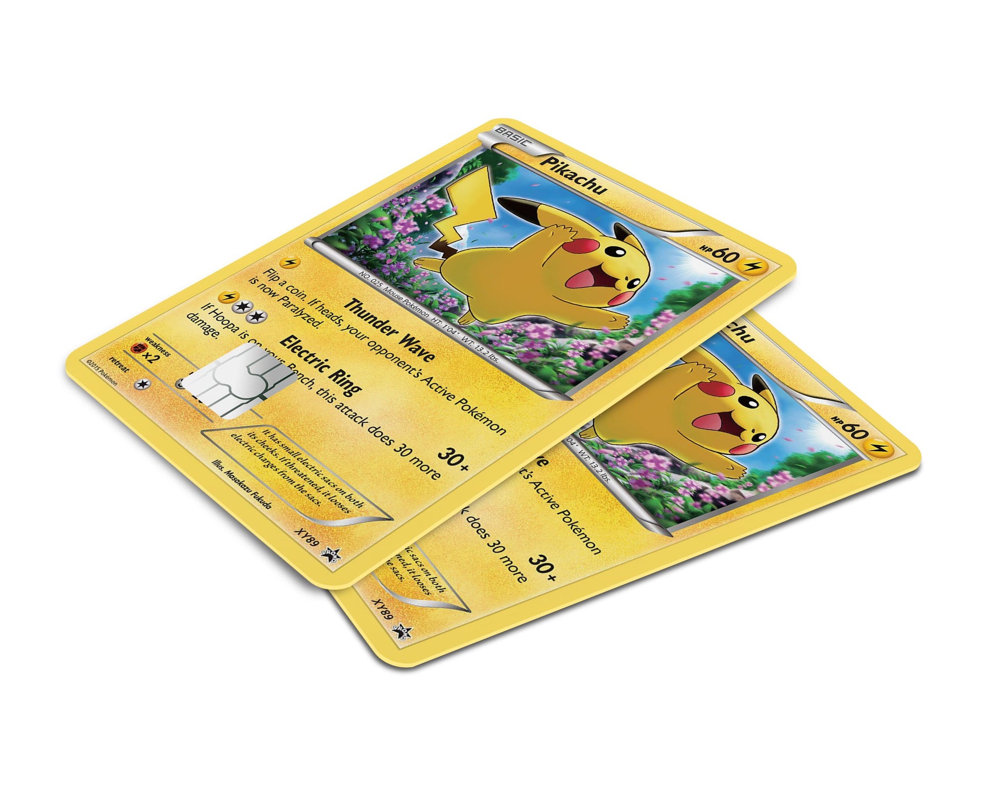 Anime Town Creations Credit Card Cute Pikachu Pokemon Card Window Skins - Anime Pokemon Skin
