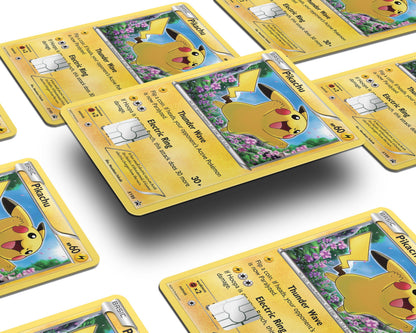 Cute Pikachu Pokemon Card Credit Card Skin – Anime Town Creations