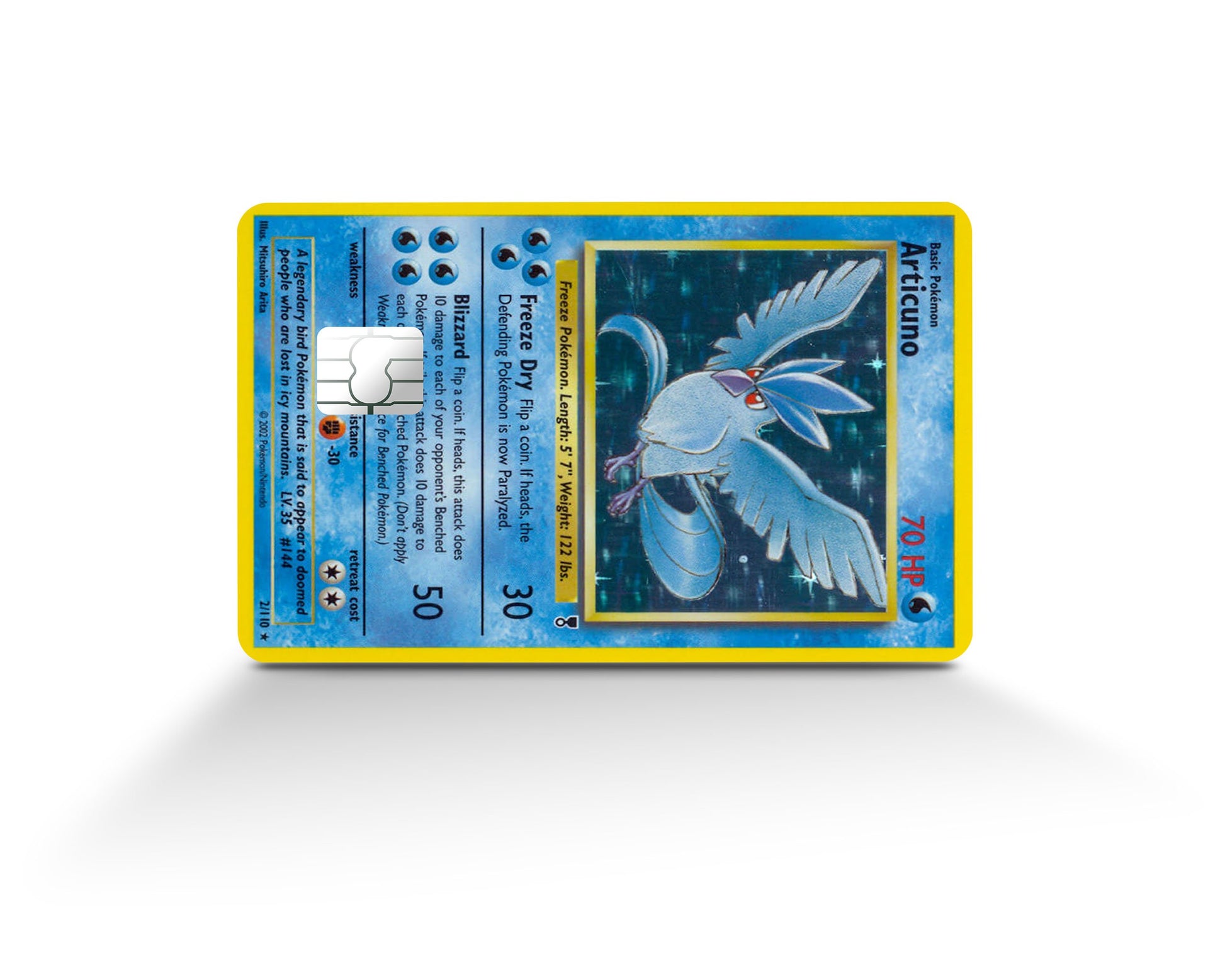 articuno pokemon card 2 62 Articuno Pokemon Card Fossil Set Base Set Holo 2/62 Very Rare Must See