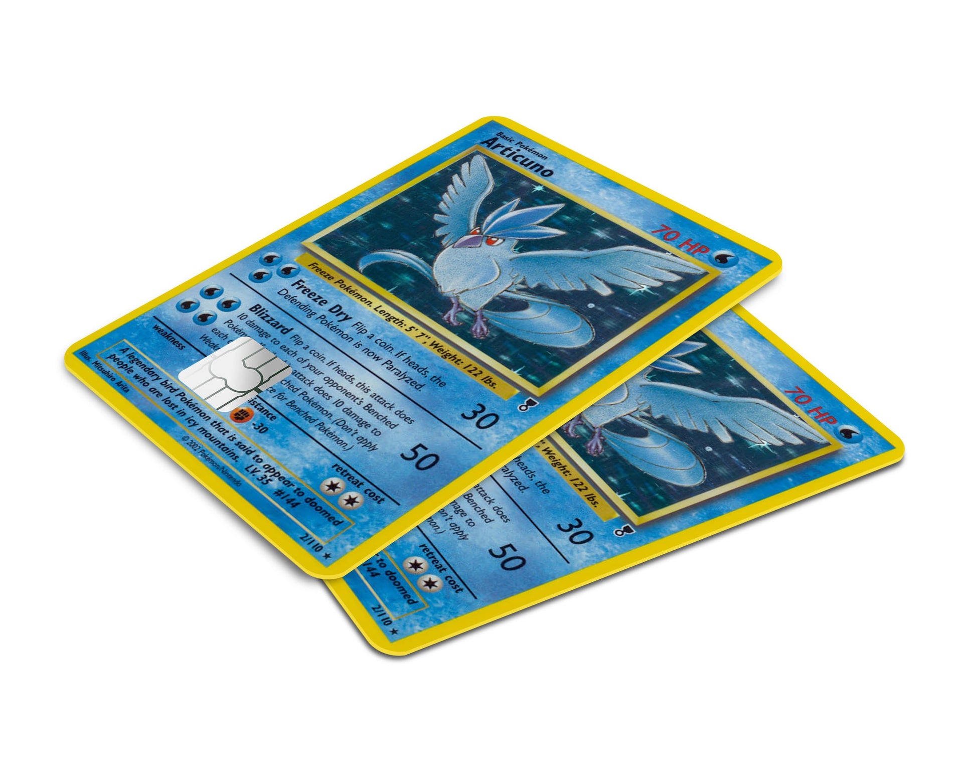 Articuno Pokemon Card Credit Card Skin Anime Town Creations Articuno Pokemon Card Credit Card Skin Anime Town Creations