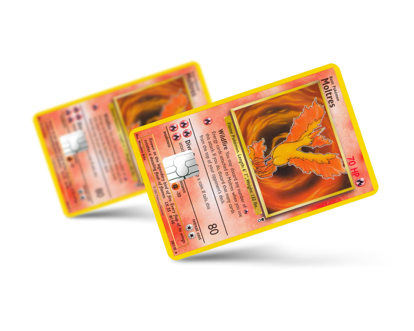 Anime Town Creations Credit Card Moltres Pokemon Card Full Skins - Anime Pokemon Skin